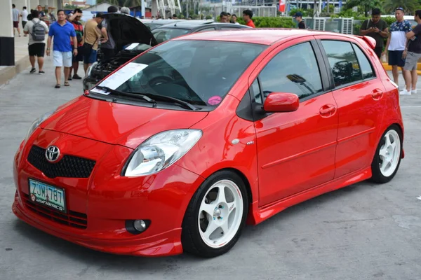 Pasay May Toyota Yaris Toyota Carfest Травня 2019 Року Пасаї — стокове фото