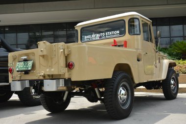 Pasay, PH - 26 Mayıs - Toyota Land Cruiser 26 Mayıs 2019 'da Pasay, Filipinler' de Toyota Carfest 'ten alındı.