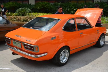 Pasay, PH - 26 Mayıs - Toyota Coupe SL Toyota Carfest 'te 26 Mayıs 2019 Pasay, Filipinler.