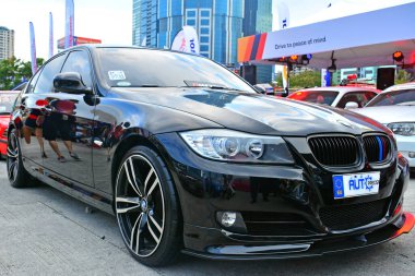 PASIG, PH - 13 Mayıs - BMW Hot Import Nights araba fuarında 13 Mayıs 2018 tarihinde Pasig, Filipinler.