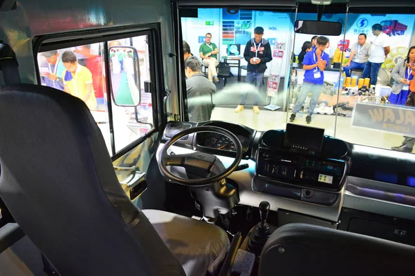 Pasay Luglio Hino Public Utility Vehicle Dashboard Philauto Bus Truck — Foto Stock