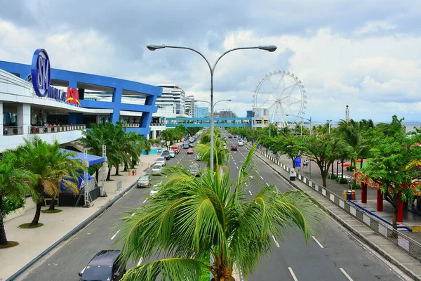Pasay Lipiec Mall Asia Mall Elewacja Droga Dniu Lipca 2018 — Zdjęcie stockowe