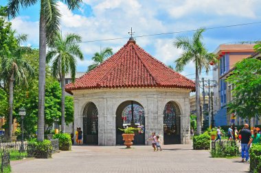 CEBU, PH - 17 Haziran - Macellan 'ın Çapraz Ev Cephesi 17 Haziran 2017, Cebu, Filipinler.
