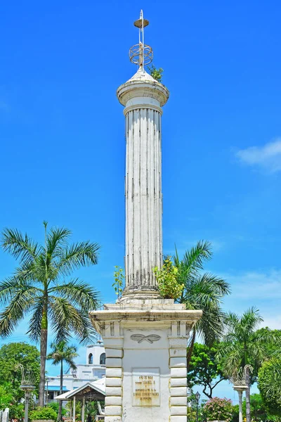 Cebu Czerwca Plaza Independencia Pomnik Miguela Lopeza Legazpi Czerwca 2017 — Zdjęcie stockowe