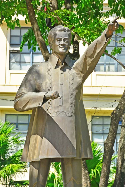 Cebu Junho Estátua Sérgio Osmena Junho 2017 Cebu Filipinas — Fotografia de Stock