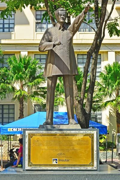 Cebu June Sergio Osmena Statue June 2017 Cebu Philippines — Stock Photo, Image