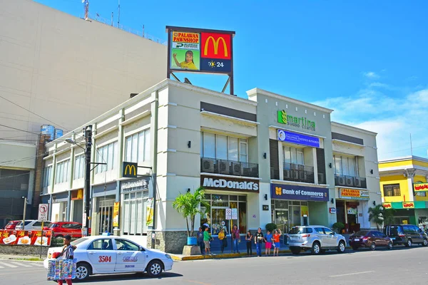 Cebu Juni Gebouw Van Mcdonalds Gevel Juni 2017 Cebu Filipijnen — Stockfoto