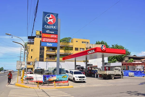 Cebu Haziran Caltex Benzin Istasyonu Cephesi Haziran 2017 Cebu Filipinler — Stok fotoğraf