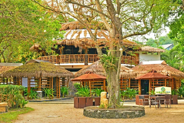 Batangas Sept Acuaverde Beach Resort Stugfasad Den September 2017 Laiya — Stockfoto
