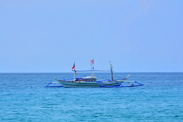 Batangas Sept Fiskebåt Acuaverde Beach Resort Den September 2017 Laiya — Stockfoto