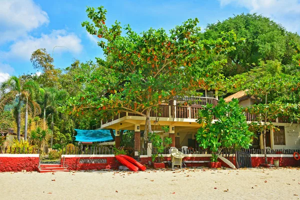 Batangas Wrzesień Fasada Domku Letniskowego Tamarind Beach Resort Września 2017 — Zdjęcie stockowe
