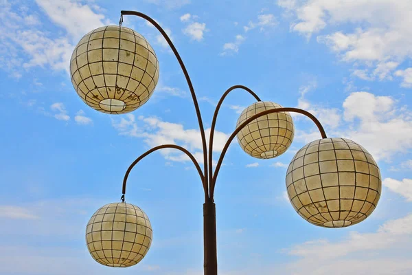 Сферический Столб Пляжной Лампы Батангасе Филиппины — стоковое фото