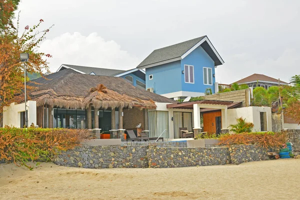 Batangas Sept Acuaverde Beach Resort Privat Stuga Fasad Den September — Stockfoto