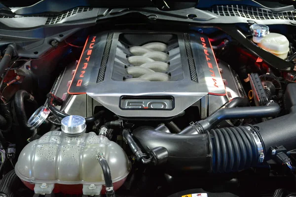 Rizal Feb Ford Mustang Моторний Двигун East Auto Moto Show — стокове фото