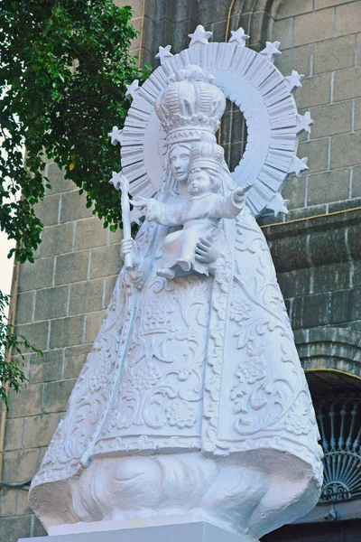 Manila Octubre Estatua Parroquia Santo Niño Tondo María Octubre 2017 —  Fotos de Stock