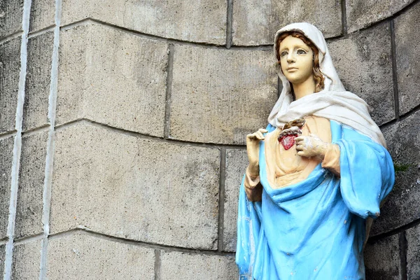 Манила Пенсильвания Октября 2017 Года Тондо Манила Филиппины Статуя Девы — стоковое фото
