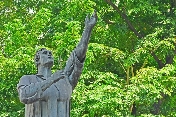 Manila Febrero Monumento Lorenzo Ruiz Plaza San Lorenzo Ruiz Febrero — Foto de Stock