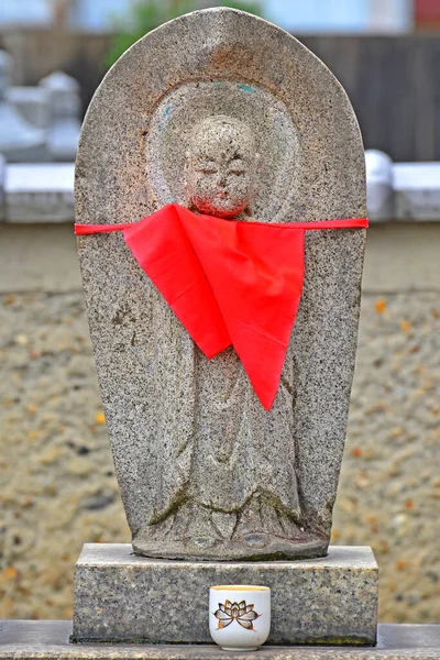 Kyoto Apr Esculturas Estátua Pedra Buda Japonês Abril 2017 Kyoto — Fotografia de Stock