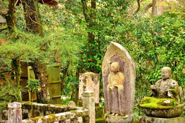 KYOTO, JP - 10 Nisan - Eikando Zenrinji türbesi 10 Nisan 2017 tarihinde Kyoto, Japonya 'da. Zenrinji Tapınağı olarak bilinen Eikando, Japon Budizmi 'nin Jodo mezhebine mensuptur..