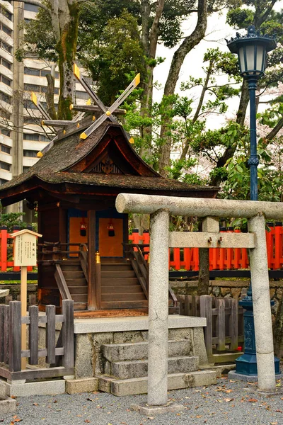 Kyoto April Fushimi Inari Taisha Храм Квітня 2017 Року Кіото — стокове фото