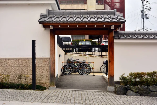 Kyoto Abril Fushimi Inari Taisha Sanshuden Lugar Estacionamento Abril 2017 — Fotografia de Stock