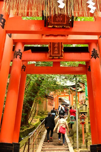 Kyoto Nisan Fushimi Inari Taisha Japonya Nın Kyoto Kentinde Nisan — Stok fotoğraf