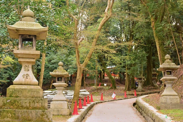 Kyoto Abril Fushimi Inari Taisha Camino Camino Abril 2017 Kyoto —  Fotos de Stock