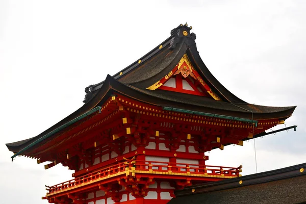 Kyoto Aprile Facciata Del Tempio Fushimi Inari Taisha Aprile 2017 — Foto Stock