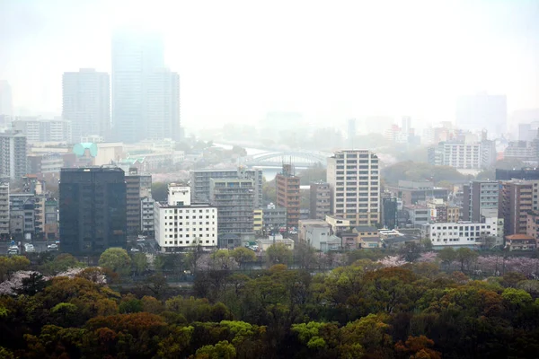 Osaka April Overview Osaka City Daytime April 2017 Osaka Japan — Stock Photo, Image