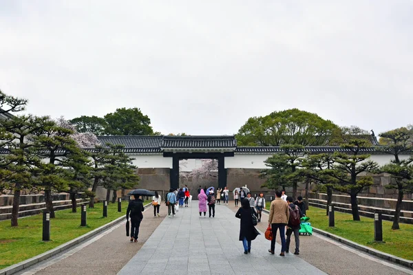 Osaka April Osaka Castle Wandeling Weg April 2017 Osaka Japan — Stockfoto