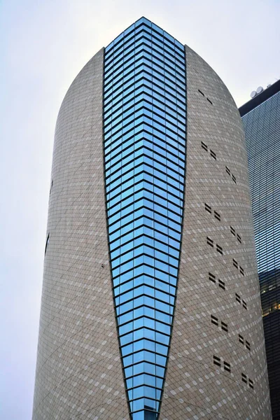 Osaka Abril Nhk Japan Broadcasting Corporation Building Glass Facade April — Foto de Stock