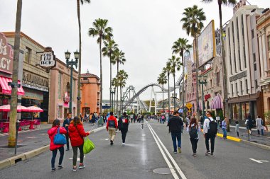 OSAKA, JP - 7 Nisan - Hollywood temalı Universal Stüdyoları Japonya 'da 7 Nisan 2017' de Osaka, Japonya 'da.