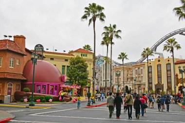 OSAKA, JP - 7 Nisan - Hollywood temalı Universal Stüdyoları Japonya 'da 7 Nisan 2017' de Osaka, Japonya 'da.