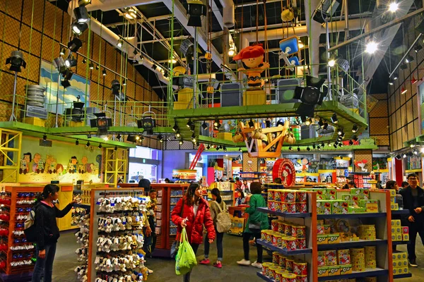 Osaka April Snoopy Studios Store Inior Universal Studios Japan Квітня — стокове фото