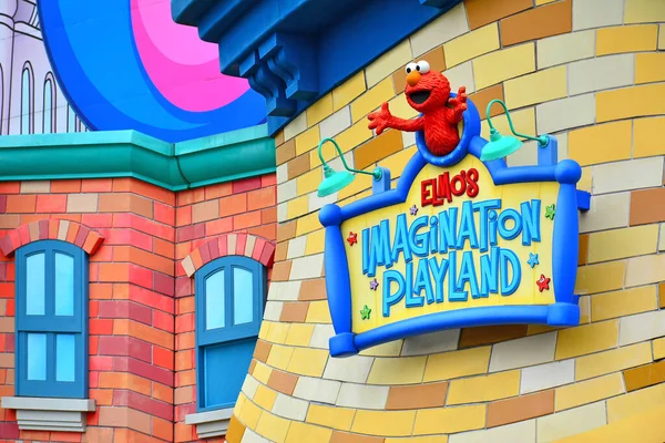 Osaka April Sesame Street Theme Elmo Imagination Playland Universal Studios — Stock Photo, Image