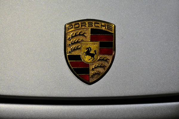 Pasay Maj Porsche 996 Emblem Trans Sport Show Den Maj — Stockfoto