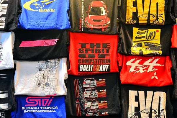 Pasay Мая Разнообразный Дизайн Рубашки Автомобиля Trans Sport Show Мая — стоковое фото