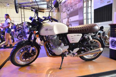 PASIG, PH - 9 Mart - Bristol klasik 400i motosiklet Ride Ph motosiklet gösterisi 9 Mart 2019 Pasig, Filipinler.