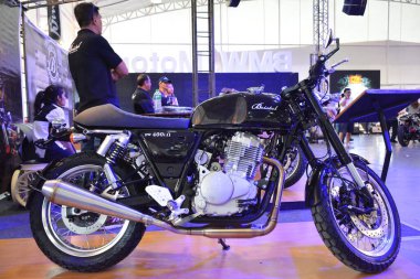PASIG, PH - 9 Mart - Bristol br 400i motosiklet Ride Ph motosiklet gösterisi 9 Mart 2019 Pasig, Filipinler.