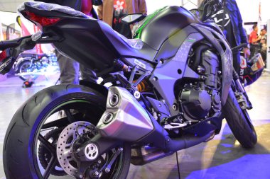 PASIG, PH - 9 Mart - Kawasaki z motosiklet gösterisi Ride Ph motosiklet gösterisi 9 Mart 2019 Pasig, Filipinler.