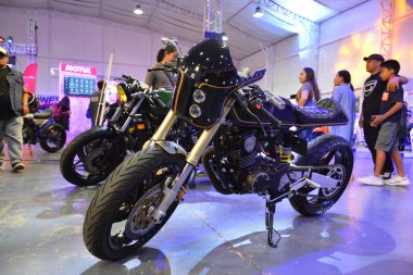 PASIG, PH - 9 Mart - Yamaha motosiklet Ride Ph motosiklet gösterisi 9 Mart 2019 Pasig, Filipinler.