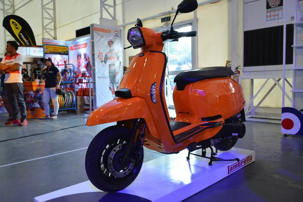 Pasig Maart Lambretta V200 Scooter Motorfiets Ride Motorshow Maart 2019 — Stockfoto