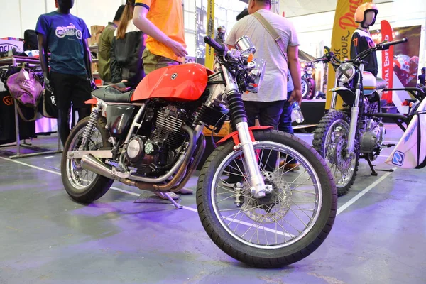 Pasig March 2019年3月9日在菲律宾帕西格举行的Ride Ph摩托车展览会上定制的摩托车 — 图库照片