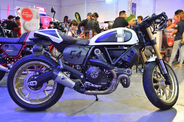 Pasig Mars Ducati Scrambler Motorcykel Motorcykelmässan Ride Den Mars 2019 — Stockfoto