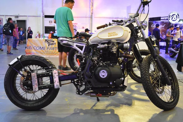 Pasig März Royal Enfield Motorrad Auf Der Ride Motorradmesse März — Stockfoto