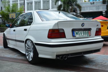 MANILA, PH - 10 Kasım - BMW 10 Kasım 2018 tarihinde Manila, Filipinler 'de TransKnight nakliye fuarında.