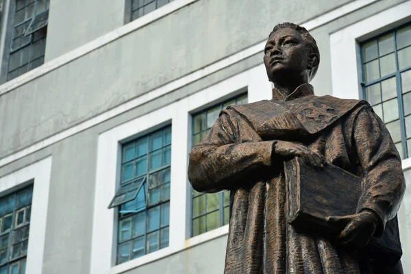 Manila Νοεμβρίου Colegio San Juan Letran Vicente Dela Paz Statueon — Φωτογραφία Αρχείου