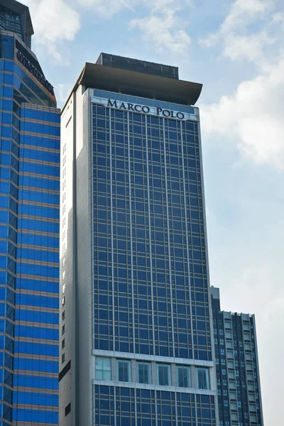 Pasig Nov Marco Polo Hotel Facade November 2018 Pasig Philippines — Stock Photo, Image