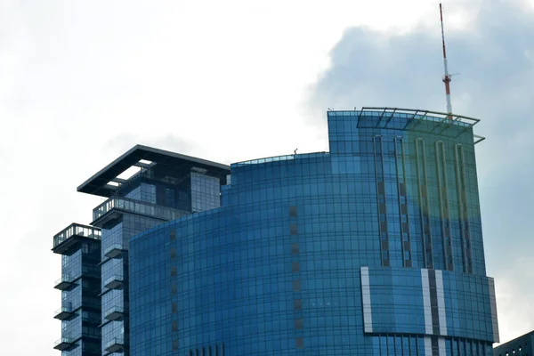 Pasig Nov Una Fachada Del Edificio Del Centro Corporativo Noviembre — Foto de Stock