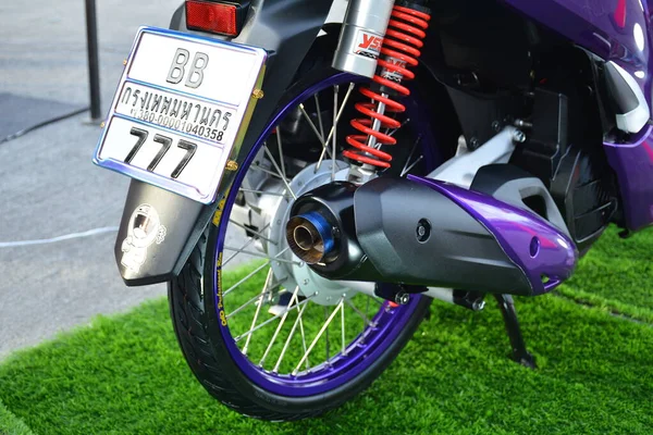 Pasig Nov Honda Мотоцикл Вихлопної Труби Автосалоні Vapin Листопада 2018 — стокове фото